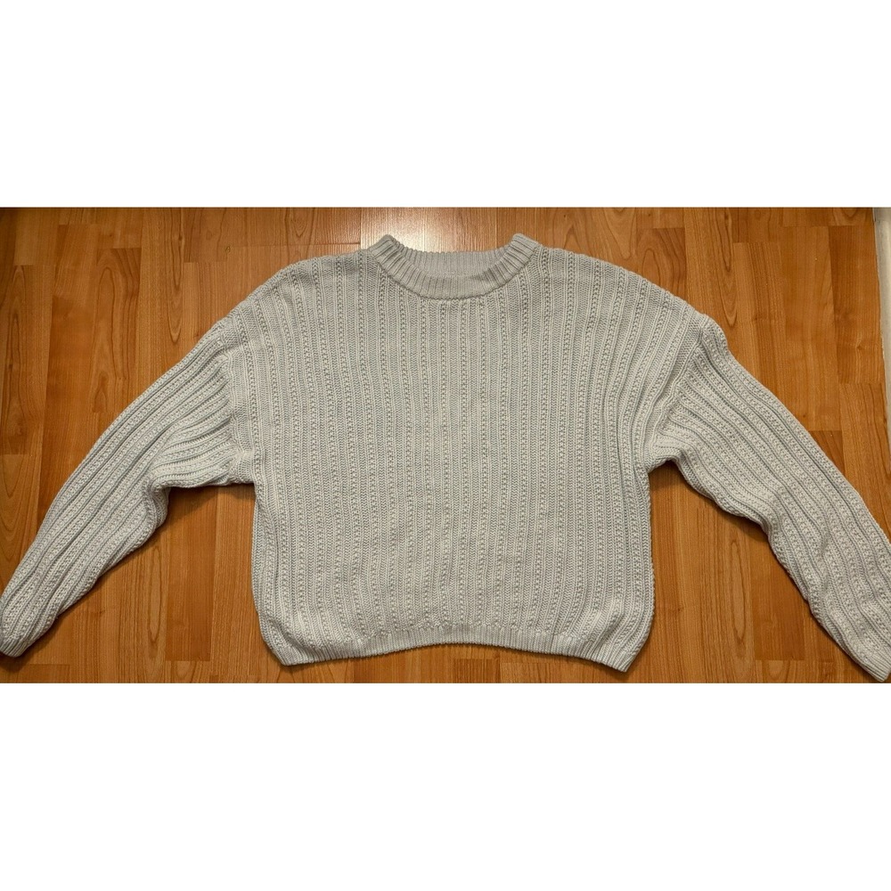 Universal Thread Sweater Womens Size XL Light blue Knit Pullover Crew Neck